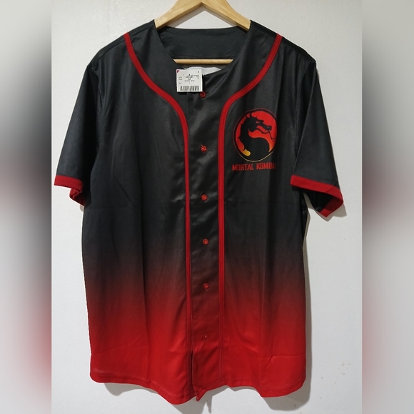 Mortal Kombat Baseball Jersey Men's Size: L (NEW) - Picture 3 of 7